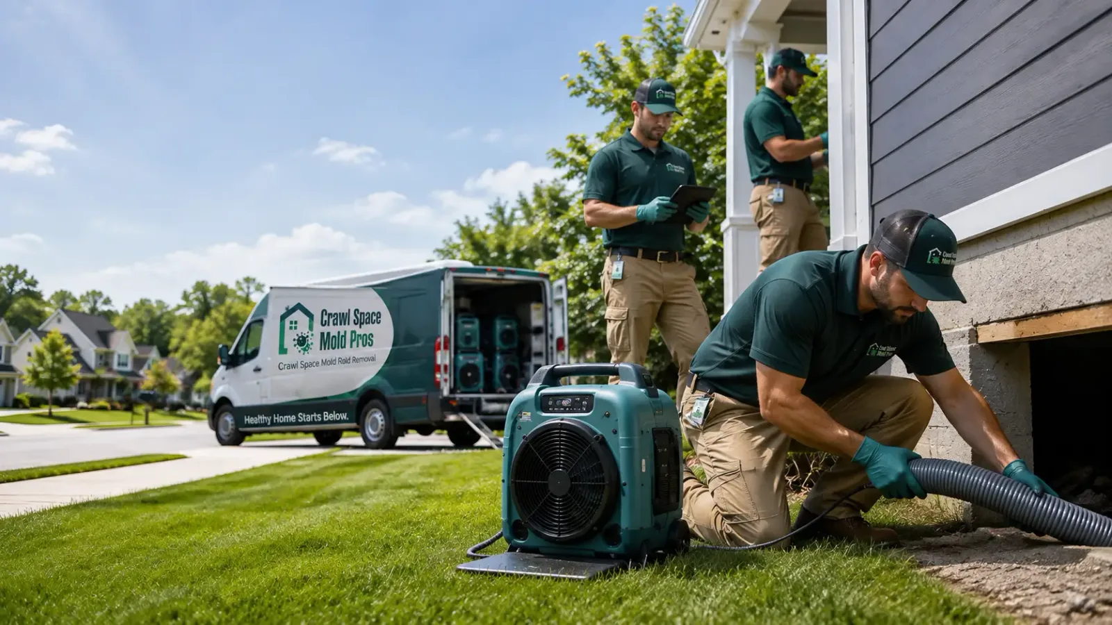 Crawl Space Mold Removal in Stanley, ND
